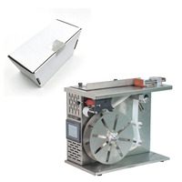 Machine de scellage automatique d'angles de cartons avec applicateur d'étiquettes semi-automatique pour l'étiquetage des coins