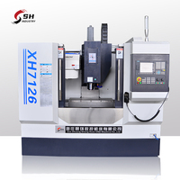 Petit centre d'usinage vertical CNC XH7126 3 axes système de contrôle GSK broche BT40 unique Type horizontal automatique