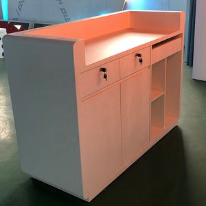 Custom in metallo scrivania di ricezione e montaggio a parete Display con luminoso 3d lettera segno per bambini abbigliamento <span class=keywords><strong>calzature</strong></span> <span class=keywords><strong>Store</strong></span> - Product Image 4