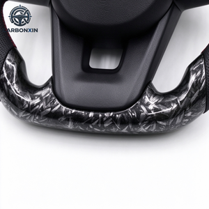 พวงมาลัยหนังคาร์บอนไฟเบอร์แบบกำหนดเองสำหรับ Hilux Land Cruiser Prado Corolla สไตล์สปอร์ต - Product Image 6