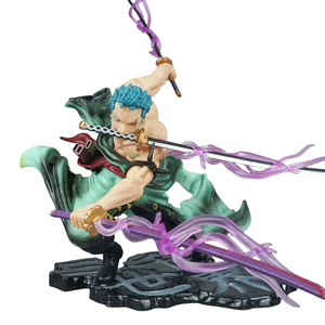 Figura de Acción de Anime en PVC con Diseño 3D de Minrong, <span class=keywords><strong>Roronoa</strong></span> <span class=keywords><strong>Zoro</strong></span> de 'One Piece', Modelo de Juguete en Caja - Product Image 3