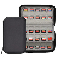 Nouvelle boîte de rangement pour cartes de jeu, très vendue, adaptée à la Switch ou à la PS Vita, sac de rangement rigide pouvant contenir 80 cartes
