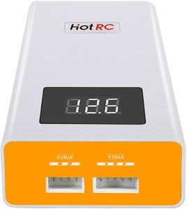 เครื่องชาร์จและดิสชาร์จแบตเตอรี่ลิโพ HOTRC A400 3S 4S พร้อมหน้าจอ LED สำหรับโดรนควอดคอปเตอร์ RC - Product Image 3