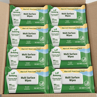 Lingettes nettoyantes pour toutes surfaces, durables, sans peluches, pour la maison, la cuisine, le verre, vente en gros, marque privée, lingettes multi-usages