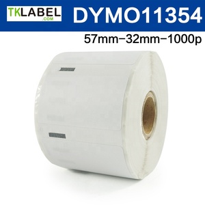 DYMO 11354 ブラックラベル印刷、57mm×32mm×1000枚/ロール 感熱性粘着ラベルステッカー 多目的ラベル - Product Image 2