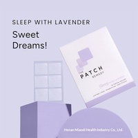 Patch de Sommeil à la Lavande, Huile Essentielle, Patch Micro-Cristallin pour Points d'Acupuncture, Dure 12 Heures