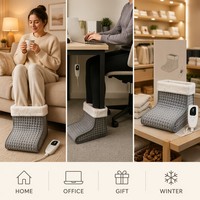 Chauffe-pieds chauffant Cedar Space, botte chauffante thermique pour les pieds, 6 niveaux, minuterie numérique, peluche douce, lavable, pour la maison et le bureau