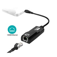 2026 USB3.0 1000Mbps Lan USB3.0 Adaptor Ethernet 10/100/1000Mbps Female RJ45 Instalasi Plug and Play