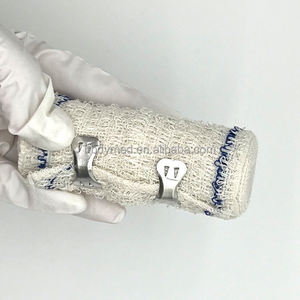 Bandage élastique en crêpe OEM Dianya DYBA Medical 97% coton + 3% élasthanne, rouge et bleu, pour les premiers secours, certifié CE - Product Image 1