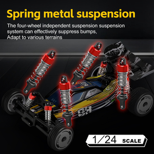 Auto da Corsa <span class=keywords><strong>RC</strong></span> 244016 050 con Telecomando, Trasmissione a Tre Velocità ad Alta Velocità, 25km/h, Scala 1/24, 2WD, per <span class=keywords><strong>Drift</strong></span> - Product Image 5