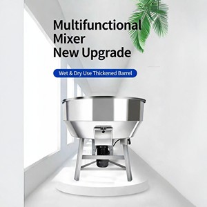 Vertical Feed <strong>Mixer</strong> Farm Stainless Steel Iron Multi-Function <strong>Mixer</strong> for Small Particle Powder Seed Coating Mixing - Product Image 1