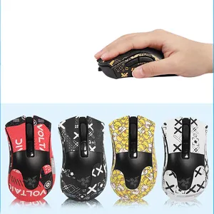 Printed Suede Full / Half cover Mice Sticker Anti-Slip Mouse sticker For DeathAdder V2 Mini Mouse