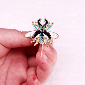 เข็มกลัดแมลงเต่าทองที่กำหนดเองได้เข็มกลัดด้วงที่สวยงามสะสม - Product Image 3