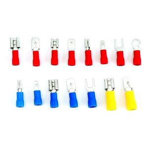 280PCS配套接线片套件绝缘铲线连接器压接端子铲形环组太阳能系统电气公/母 - Product Image 4