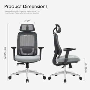 Silla de oficina ergonómica de alta calidad con equipo de oficina de tela, silla de malla giratoria con respaldo alto para ordenador ejecutivo, muebles de oficina - Product Image 5