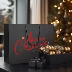 Nuevo Producto: Bolsa de Regalo de Cartón Blanco con Asa de Cinta Personalizada para Pequeñas Empresas - Product Image 3