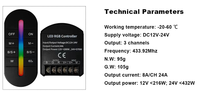Controlador de Luces LED Pixel, Inteligente, con Wifi, Sincronización Musical RGB, 3 Canales, Carga Máxima de 576W, Garantía de 3 Años, Sistema de Control LED