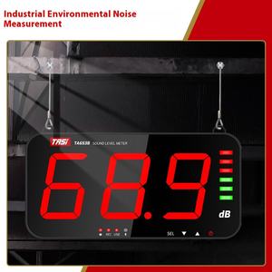 Teanus TA654B duvara monte LED ekran desibel metre çevre gürültü ölçer test için 1 yıl garanti ile - Product Image 2