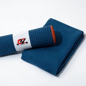 Tapis de yoga antidérapant CZFIT Premium avec points de grip en silicone 183/185cm en microfibre pour le yoga chaud et l'entraînement physique - Product Image 5