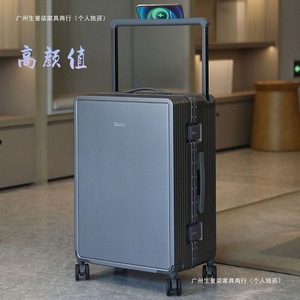 New Large Capacity Travel <b>Suitcase</b> With Silent Universal Wheels Combination Lock Side Sliding Cover For Students And Mother Box - Product Image 2
