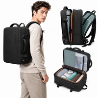 Sac à dos de week-end écologique personnalisé OEM ODM avec compartiment pour ordinateur portable, antivol, pour les voyages et le travail