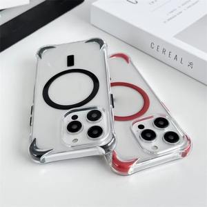 Coque antichoc transparente en TPU avec coins amovibles et boutons colorés pour iPhone, protection d'écran, étui animalier pour <span class=keywords><strong>téléphone</strong></span> portable - Product Image 3