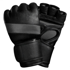 Guantes de Combate de Medio Dedo Unisex Personalizados para MMA, Muay Thai, Taekwondo, Boxeo, Guantes de Moda para MMA, Cuero de Alta Calidad para Grappling - Product Image 1