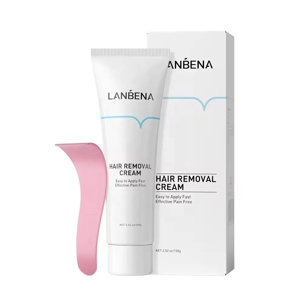 LANBENA Pure Hair Removal Cream for Women with No Ammonia Smell Sensitive Skin 100 g Suitable for Legs, Underarms,Arms