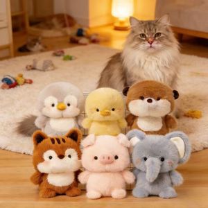Juguetes de Peluche de Animales Gorditos, Muñecos de Peluche de Animales de Dibujos Animados, Compañeros de Escritorio, Figuras Decorativas para Regalo Infantil, Directo de Fábrica - Product Image 1