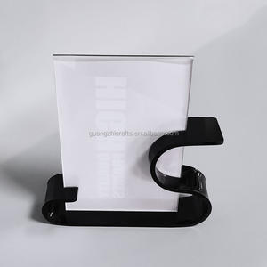 Supporto per Menu in acrilico 4x6 5x7 supporto per insegne in acrilico a doppia faccia - Product Image 3