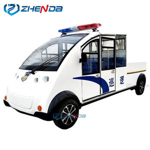 Camionnette de golf semi-fermée à deux rangées Véhicule de <span class=keywords><strong>patrouille</strong></span> électrique <span class=keywords><strong>Camion</strong></span> de <span class=keywords><strong>patrouille</strong></span> avec boîte - Product Image 2