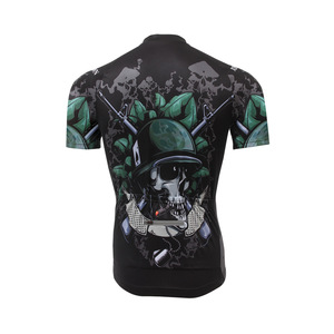 Combinaison de cyclisme unisexe personnalisée OEM ODM, extensible dans quatre directions, respirante, coupe ample, impression par sublimation intégrale, polyester et élasthanne, pour VTT - Product Image 2