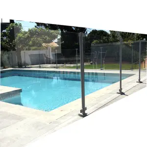 Bâtiment de sécurité Piscine en verre trempé Clôture de piscine Prix du verre de sécurité