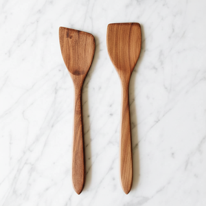 2025 Couverts de service à salade en bois de manguier naturel écologique et en bois d'acacia à vendre ensemble de spatules en bois pour Table à dîner - Product Image 1