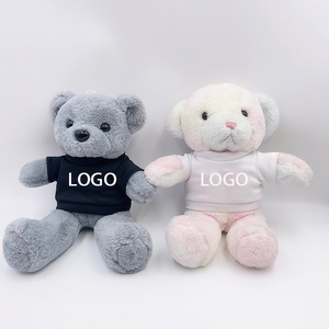 <span class=keywords><strong>Precio</strong></span> barato Juguete de peluche promocional Último diseño Doctor Teddy Bear Con logotipo en la camiseta - Product Image 3