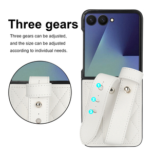 Étui portefeuille antichoc en cuir pliable pour téléphone portable Samsung Galaxy Z Flip 3/4/5/6 & Huawei <span class=keywords><strong>P50pocket</strong></span> & Oppo Findn3 Flip Cover - Product Image 3