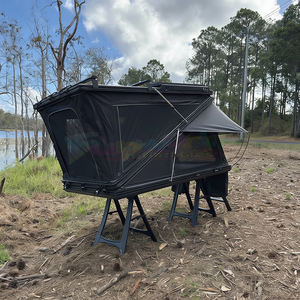 Waterproof Portable Roof Top <b>Tent</b> Car Hardshell Carbon Fiber Side Opening Rooftop <b>Tent</b> Z Fold Shape 4x4 Aluminum For Camping - Product Image 3