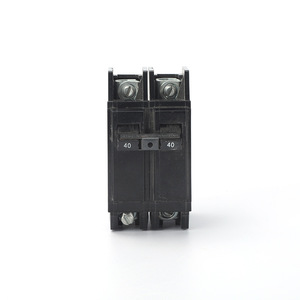 Interruptor Automático en Miniatura TQC 2P, 40A, Bipolar, Plástico Negro, Baja Presión, Interruptor Integrado - Product Image 1