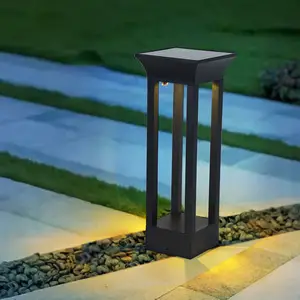 Moderne Outdoor LED Solar Zaun Licht Garten Landschaft Beleuchtung Dekoration Garten Rasen Licht