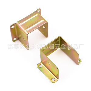 Support de plateau en bois Hirotaka, support en fer 38x29x10x42mm, connecteur d'étagère durable plaqué - Product Image 2