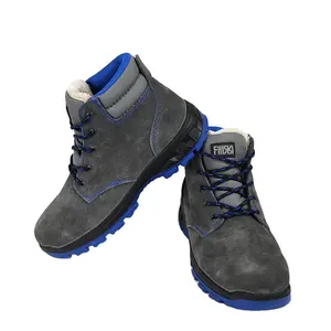 FH1961 안전 신발 산업 작업을위한 강철 발가락 모자와 헤비 듀티 안전 신발 남성용 보호 신발 내유성