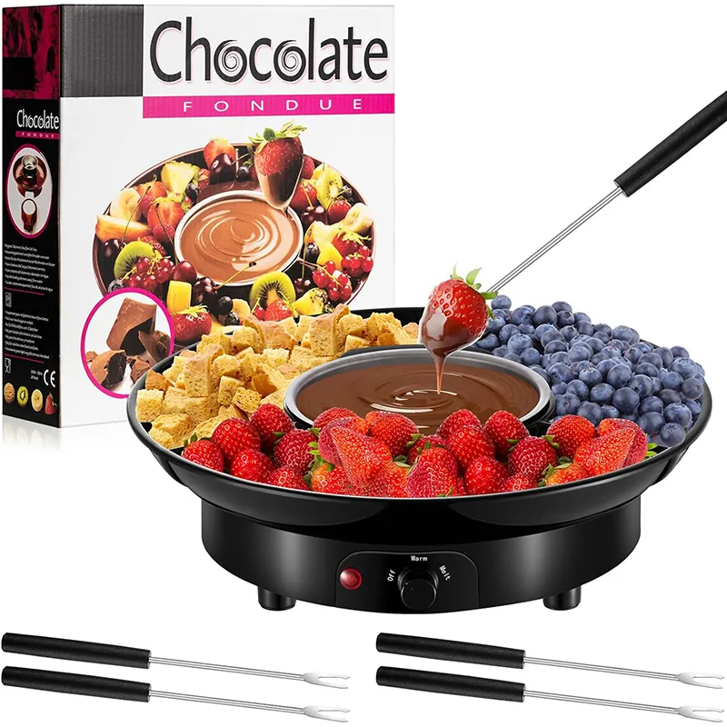 Kitchen Tools 260ML 25W Fondue Set Electric Chocolate Fondue Maker for Gifts and Party