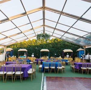 Tente Chapiteau de Luxe Personnalisée, Robuste et Transparente pour Mariage, Événements Extérieurs, Banquet, <span class=keywords><strong>Location</strong></span> à Vendre - Product Image 6