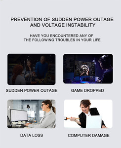 500VA-3KVA Offline Onderbrekingsvrije Voeding 220V Stabiele Uitgang 5-20min Backup <span class=keywords><strong>UPS</strong></span> Systeem voor PC/Computer/Desktop - Product Image 3