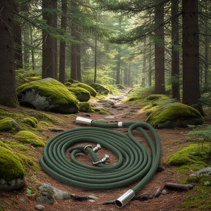 Corde en nylon tressé Green Forest de 10 pieds avec extrémités métalliques pour usage extérieur - Product Image 3