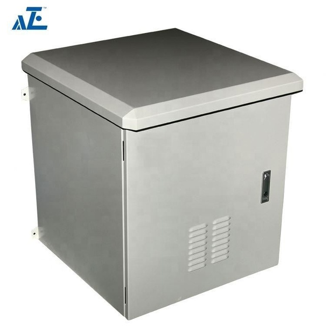 19 Inch IP55 Waterproof Outdoor Cabinet 4U 6U 7U 8U 9U 12U Pole Mount Server Rack Enclosure IT Network Telecom Storage Metal Box