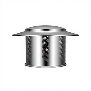 Cubierta de <span class=keywords><strong>Chimenea</strong></span> Tipo Sombrilla para Techo, de Acero Inoxidable 304, Impermeable, para <span class=keywords><strong>Tubo</strong></span> de Escape Exterior, Redonda, Anti-Pájaros - Product Image 1