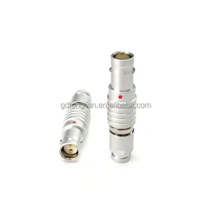 Straight Plug Circular Connector FGG 0B 302 Electric Plug self-locking Medical Connector 0B 2 pin Push pull Connector