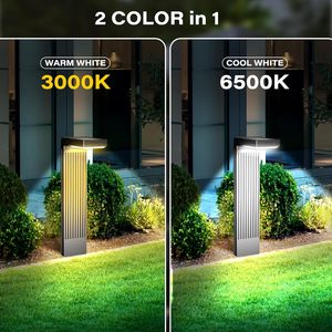 Coxseni Solar Path <b>Lights</b> 4Pack <b>Motion</b> <b>Sensor</b> Led Outdoor IP65 Aluminum Body With Adjustable Colors And Modes For Garden Walkway - Product Image 4