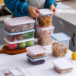 Transparent <strong>Kitchen</strong> 17 Pcs Set <strong>Storage</strong> Container Box Food Container Refrigerator Organizer Snacks Nuts Fruits <strong>Storage</strong> Box Jars - Product Image 1